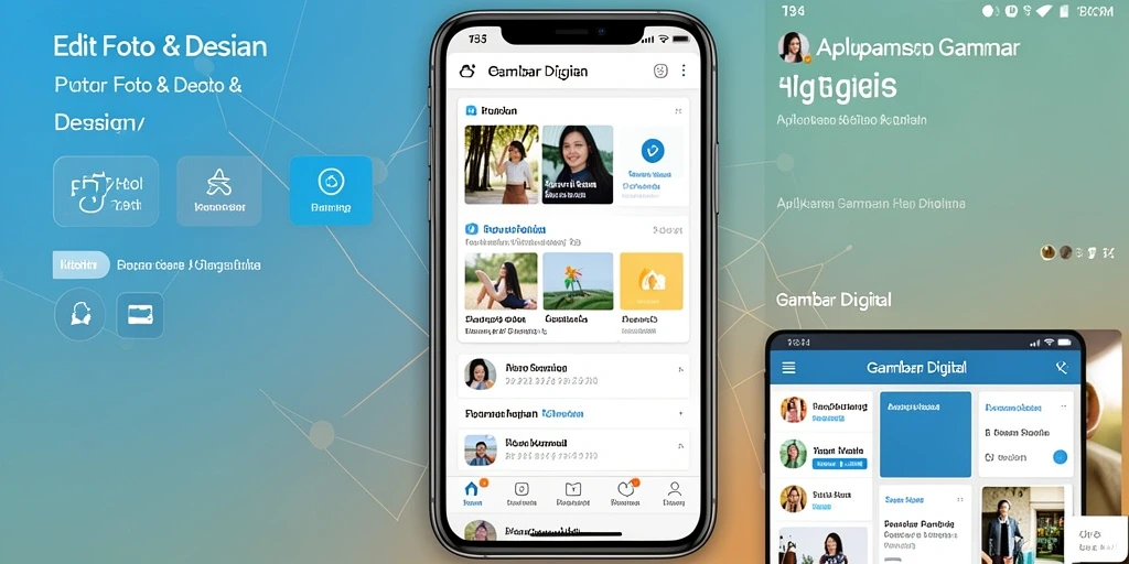 Tampilan antarmuka T6 yang modern dan intuitif untuk Gambar Digital.