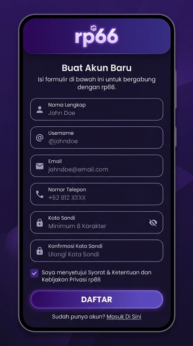 Daftar Akun rp66 untuk Pengguna Android Indonesia
